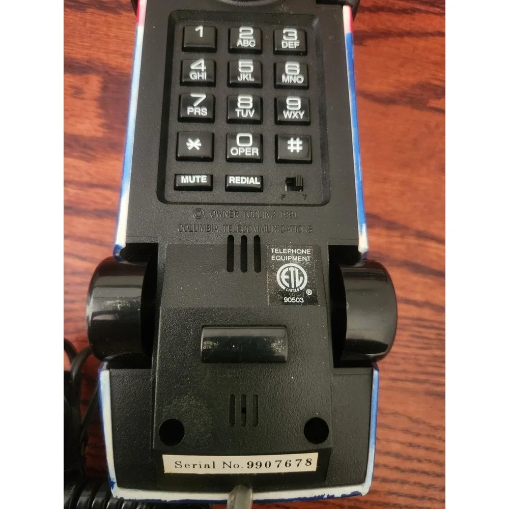 Vintage Mark Martin-Fone‎ Telephone NASCAR Columbia Tel-Com Novelty Phone